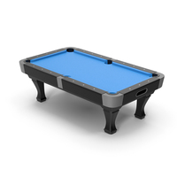 Blue Billiard / Pool Table PNG & PSD Images
