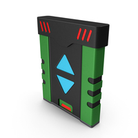 SciFi Access Key Cartridge Green PNG & PSD Images