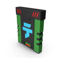 SciFi Access Key Cartridge Green PNG & PSD Images