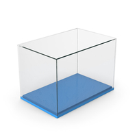 Blue Display Case PNG & PSD Images