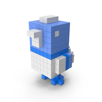 Voxel Chicken PNG & PSD Images
