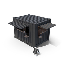 Outdoor Container Coffee Shop PNG & PSD Images