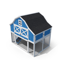 Blue Chicken Coop PNG & PSD Images