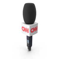 CNN News Reporter Wireless Microphone Square PNG & PSD Images