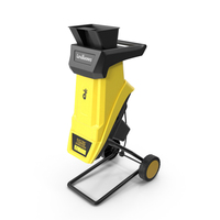 Compact Wood Chipper Landworks Yellow PNG & PSD Images