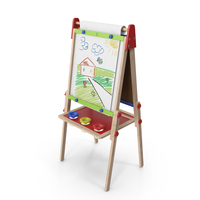 Double Sided Drawing Easel For Kids PNG & PSD Images