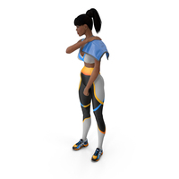 Ice Pack Lies on Sportswoman PNG & PSD Images