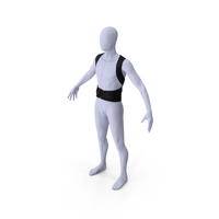 Posture Corrector for Women and Men on Mannequin PNG & PSD Images