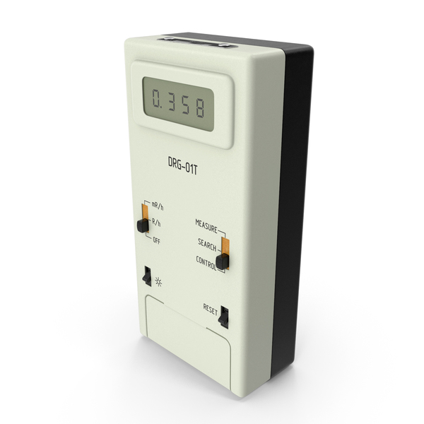 Soviet Radiation Dosimeter DRG 01T PNG & PSD Images