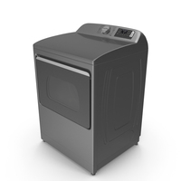 Top Load Laundry Dryer Machine Metallic PNG & PSD Images
