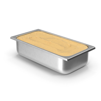 Caramel Ice Cream Tray PNG & PSD Images