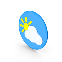 Round Weather Icon PNG & PSD Images