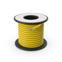 Yellow Wire Cable Reel PNG & PSD Images