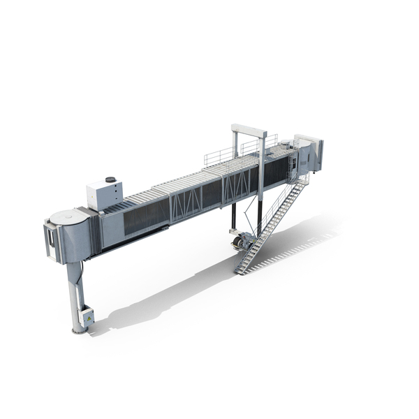 Passenger Boarding Bridge Expanded Dirty PNG & PSD Images