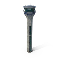 Dirty Air Traffic Control Tower PNG & PSD Images