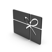 Black Symbol Gift Present PNG & PSD Images
