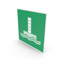 Marine Evacuation Chute Sign PNG & PSD Images