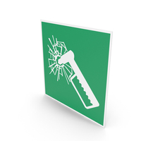 Emergency Hammer Sign PNG & PSD Images