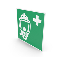 Emergency Escape Breathing Device Sign PNG & PSD Images