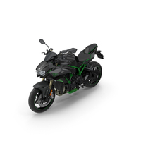 Kawasaki Z H2 2023 Hypersport Motorcycle PNG & PSD Images