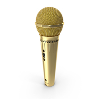 Professional Microphone VOCOPRO MK-58 PRO Golden PNG & PSD Images