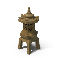Stone Garden Pagoda Statue PNG & PSD Images