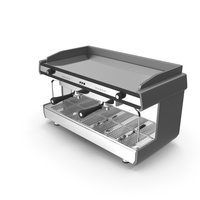 Chrome Espresso Coffee Machine PNG & PSD Images