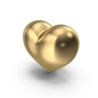 Gold Heart PNG & PSD Images