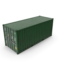 Cargo Container Green PNG & PSD Images