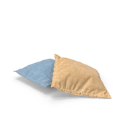 Pillow With Border Lying PNG & PSD Images