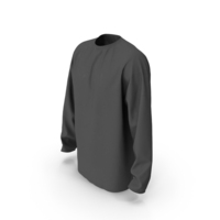 Long Sleeve Base Black PNG & PSD Images