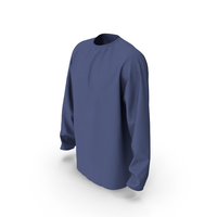 Longsleeve Base Blue PNG & PSD Images