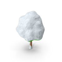 Cartoon Tree Winter PNG & PSD Images