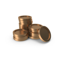 Bronze Coins Stack PNG & PSD Images