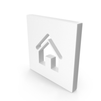 House Symbol White PNG & PSD Images