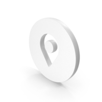 Location Symbol White PNG & PSD Images