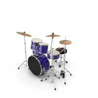 5 Piece Plus Drum Kit PNG & PSD Images
