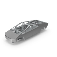 Tesla Cybertruck Body Frame PNG & PSD Images
