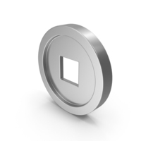Silver Chinese Coin PNG & PSD Images