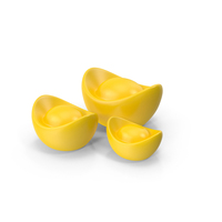 Chinese Ingots PNG & PSD Images