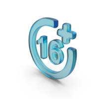 Glass Age Limit 16 Symbol PNG & PSD Images
