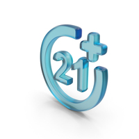 Age Limit 21 Symbol Glass PNG & PSD Images