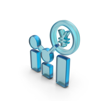 Business Profit Yen Symbol Glass PNG & PSD Images