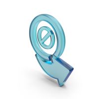 Glass Exchange Ban Arrow Symbol PNG & PSD Images