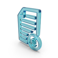 Invoice Euro Symbol Glass PNG & PSD Images