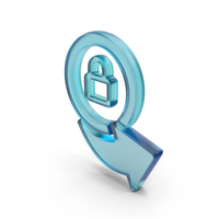Glass Return Locked Symbol PNG & PSD Images
