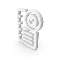 Ledger Checked Symbol White PNG & PSD Images