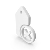 Cancel Tag Symbol White PNG & PSD Images