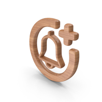 Add to Notification Symbol Wood PNG & PSD Images