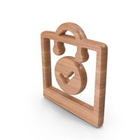 Wood Approved Shopping Bag Symbol PNG & PSD Images
